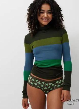 Бесшовная водолазка с длинным рукавом heattech uniqlo princesse tam tam