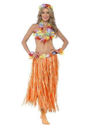 Карнавальный костюм гавайский (оранжевый)