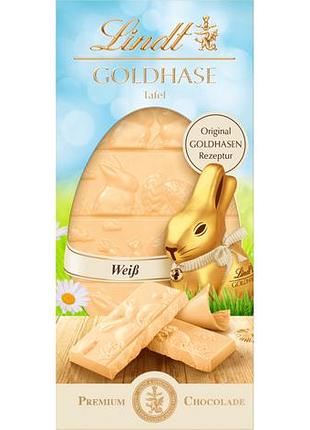 Шоколад lindt goldhase weiss 120g