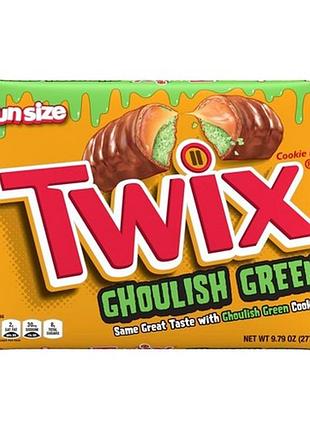 Батончики twix ghoulish green halloween 277g