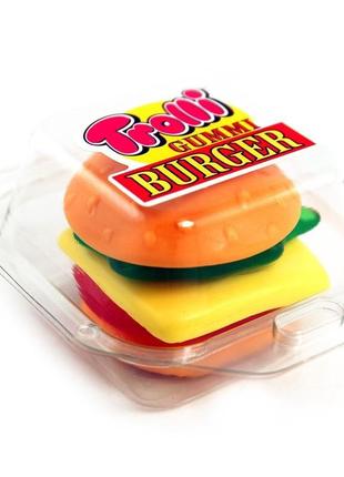 Жувальний бургер trolli mini burger