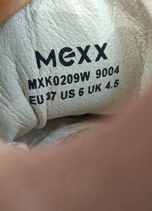 Кожаные женские кроссовки mexx оригинал10 фото