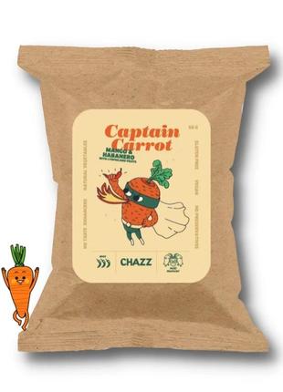 Чипсы chazz captain carrot mango&habanero манго и перец хабанеро 50g