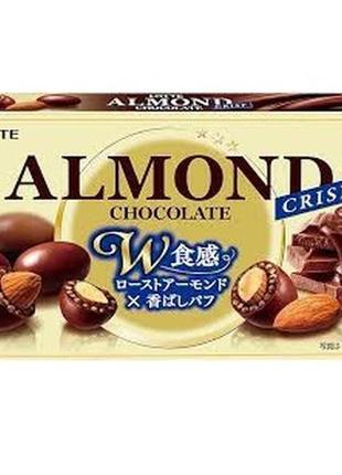 Миндаль в шоколаде lotte almond chocolate crisp 89g