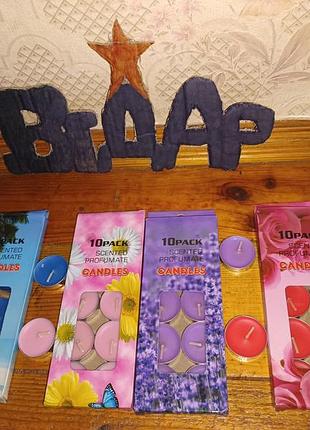 Ароматичні свічки, чайні свічки таблетки поштучно