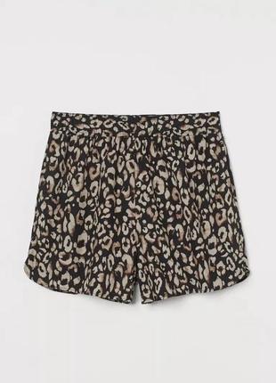 Шорты в леопардовый принт h&m