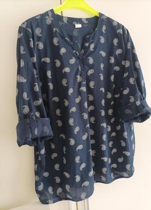 Синя сорочка пейслі 7