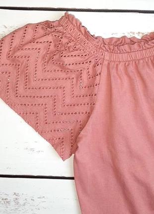 1+1=3 пудрово-розовая блуза primark, размер 46 - 485 фото
