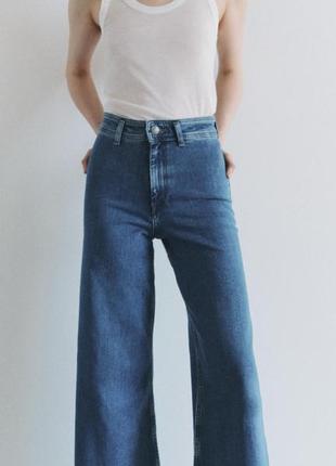 Джинсы широкие палаццо y2k zara