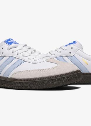 Adidas samba og 'white halo blue'3 фото