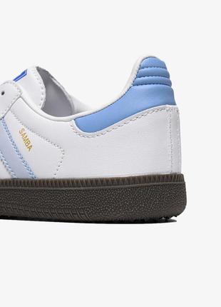 Adidas samba og 'white halo blue'8 фото