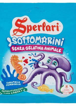 Жевательные конфеты sperlari sottomarini морские жители 140 g