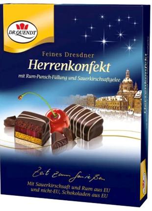 Пряники dr.quendt herrenkonfekt вишневого желе 160g