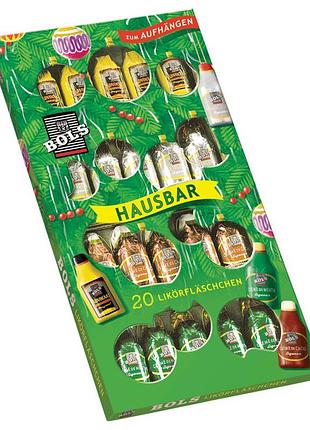 Шоколадные бутылочки manner bols hausbar 20s 165g