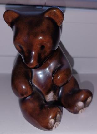 Ретро статуэтка,статуэтка медведь3 фото