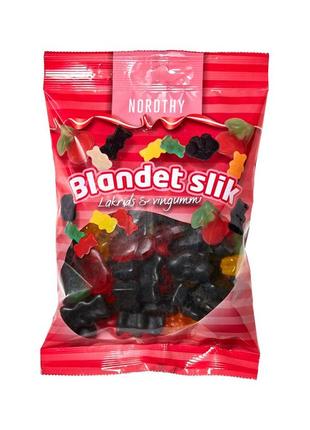 Жувальні цукерки nordthy blandet slik lakritz 900g