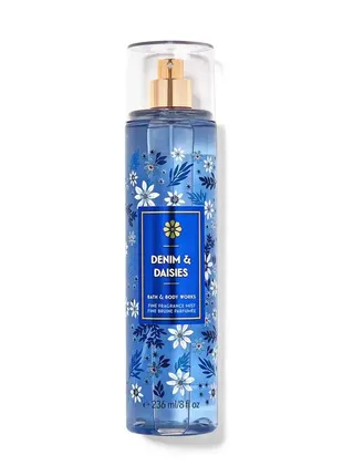 Парфюмированный спрей для тела bath and body works denim & daisies