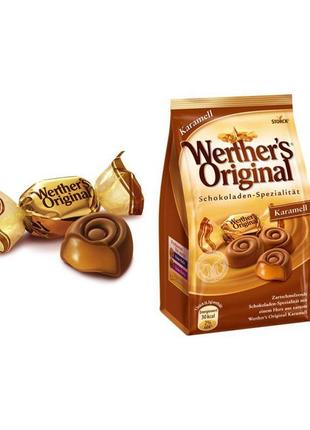 Конфеты  werthers original schokoladen karamell 153g