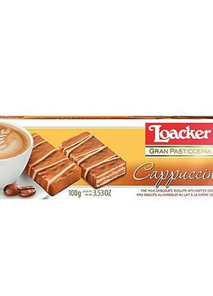 Вафли loacker patisserie cappuccino 100g