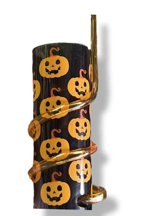 Склянка halloween pumpkin tumbler strawc трубочкою гарбуз
