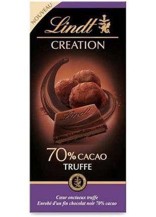 Шоколад lindt creation truffe 70% 150g