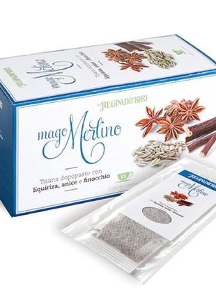 Чай regina di fiori mago merlino liquorice anis fennel 15s 45g