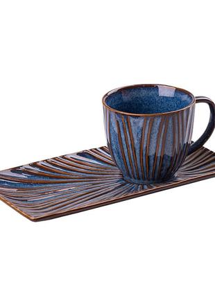 Чашка фарфоровая 350мл с фарфоровым блюдцем чашки для кофе ep