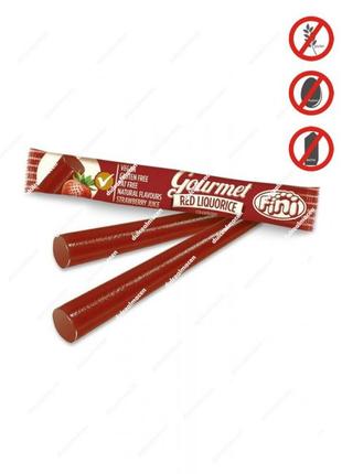 Лакричный мармелад  fini gourmet red liquorice strawberry 32 g