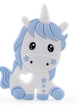 Прорізувач силіконовий єдиноріг, гризунець для прорізування зубів для дітей