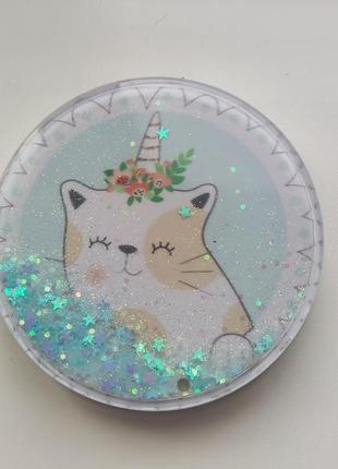 Дзеркало з пересипними блискітками