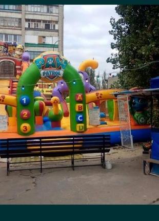 Продам надувной батут "щенячий патруль"