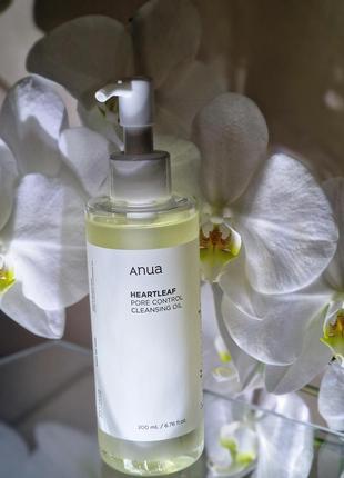 Гидрофильное масло для очистки пор anua heartleaf pore control cleansing oil
