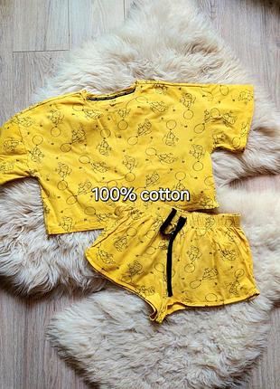 🫏🐻🐖 мега  крута піжама disney вінні пух з шортами