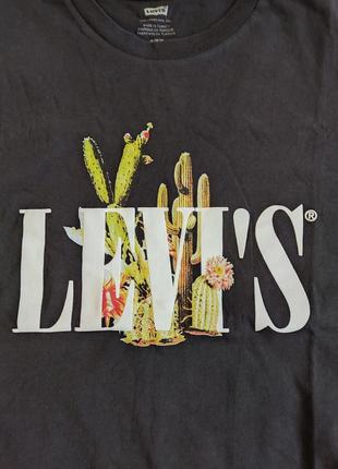 Черная футболка levis, размер м.