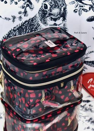 Большая, удобная косметичка, набор с органайзерами виктория сикрет, victorias secret. оригинал