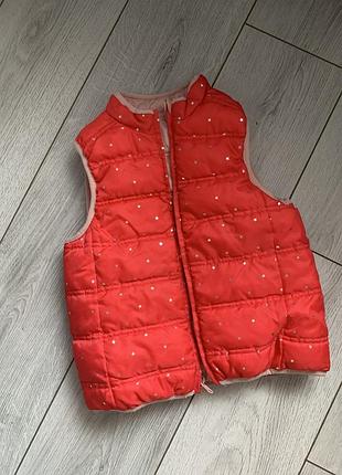 Безрукавка жилетка двусторонняя