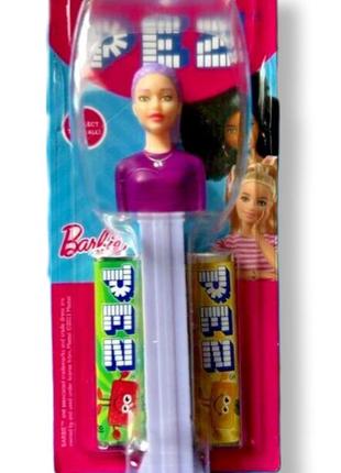 Pez barbie purple hair 2s 17g