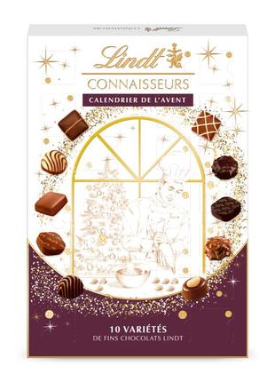 Адвент календарь lindt connaisseurs calendrier de l'avent 250g