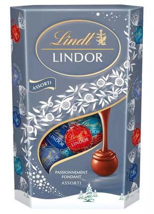 Конфеты lindt lindor assorti 337g
