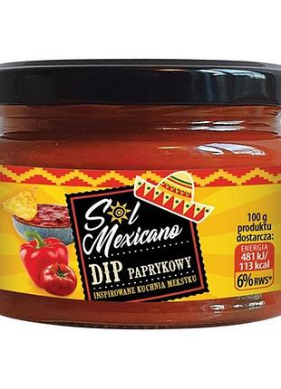 Cоус sol mexicano dip paprykowy 282g