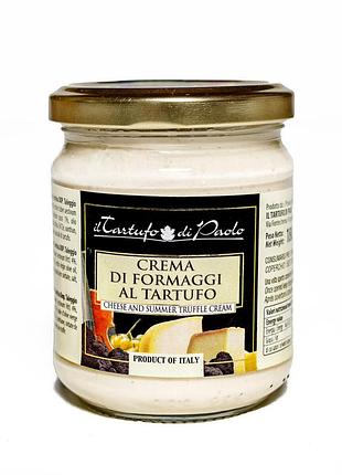 Сырный крем с трюфелями il tartufo di paolo crema di formaggi al tartufo 180g