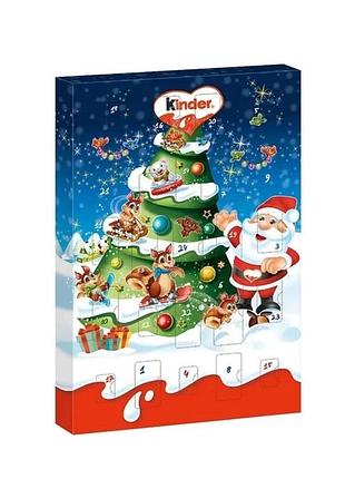Адвент календарь kinder maxi mix advent calendar 150g
