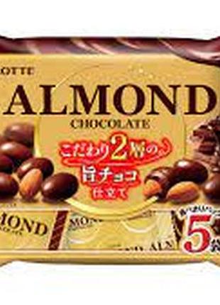 Миндаль в шоколаде lotte almond chocolate 2s 97g