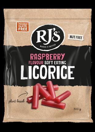 Лакрица rj's licorice raspberry 300g