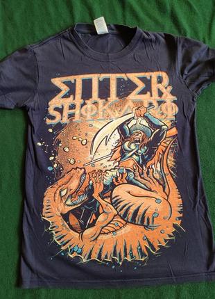 Футболка мерч enter shikari, gildan
