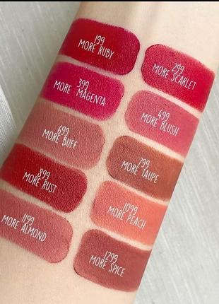 Матова стійка помада maybelline ultimatte 499 more blush