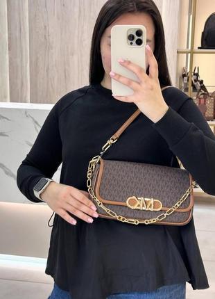 Сумка брендовая michael kors parker medium shoulder bag оригинал на подарок6 фото