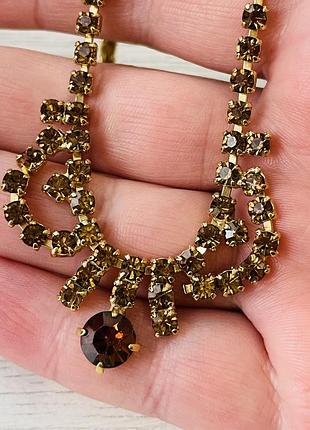 Колье, винтаж, чехия