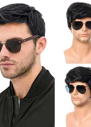 Парик мужской короткий natural black