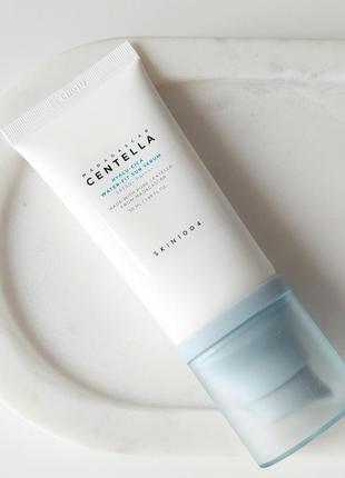 Skin1004 madagascar centella hyalu-cica water-fit sun serum spf50+ pa++++ солнцезащитный крем сыворотка